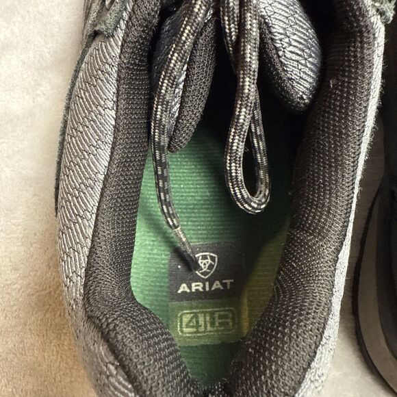 Ariat Men's Composite Toe Work Shoes Size 9 Black Gray ASTM F2413-18 - Picture 6 of 10